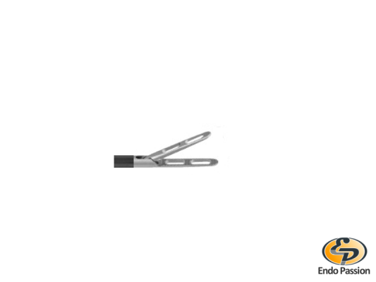 Grasping forceps 2 fenstered, single action